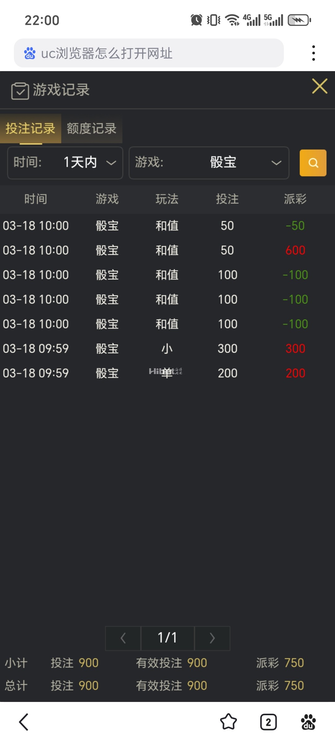 骰宝给力的盈利出来了