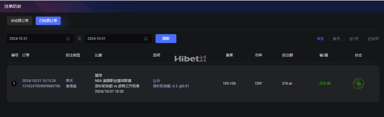 NBA下注洛杉矶快船输分了